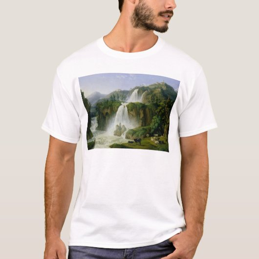 De waterval op Tivoli, 1785 T-shirt (Voorkant)