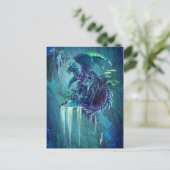 De waterval van de draak briefkaart (Staand voorkant)