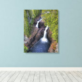 De waterval van de duivel canvas afdruk (Insitu (Houten vloer))