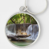De Waterval van de Gom met het Deer Relaxing Sleutelhanger (Voorkant)