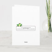 De Waterval van de herfst, Zaal Brookwood Kaart (Achterkant)