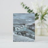 De Waterval van Gullfoss, IJsland Briefkaart (Staand voorkant)