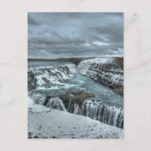 De Waterval van Gullfoss, IJsland Briefkaart