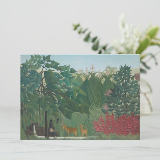 De waterval van Henri Rousseau, kunst (Staand voorkant)