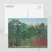 De waterval van Henri Rousseau,  kunst Briefkaart (Voorkant / Achterkant)