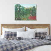 De waterval van Henri Rousseau,  kunst Canvas Afdruk (Insitu (Slaapkamer))