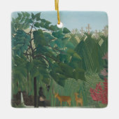 De waterval van Henri Rousseau,  kunst Keramisch Ornament (Voorkant)