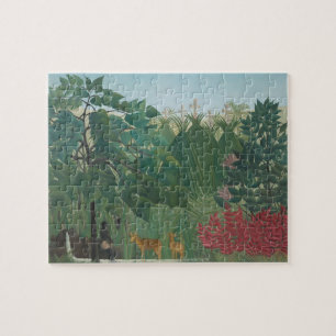 De waterval van Henri Rousseau,  kunst Legpuzzel