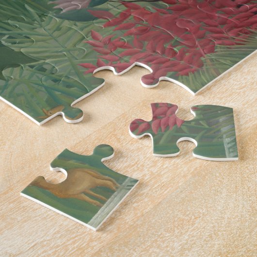 De waterval van Henri Rousseau,  kunst Legpuzzel (Zijkant)