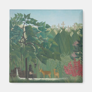 De waterval van Henri Rousseau, kunst Magneet