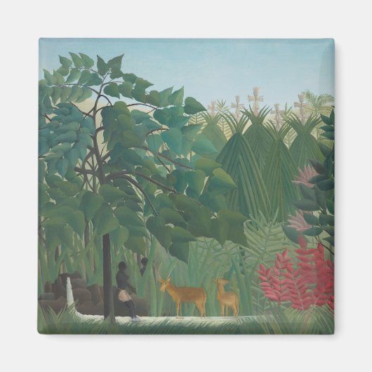 De waterval van Henri Rousseau,  kunst Magneet (Voorkant)