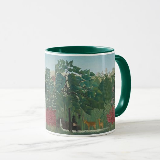 De waterval van Henri Rousseau,  kunst Mok (Voorkant rechts)