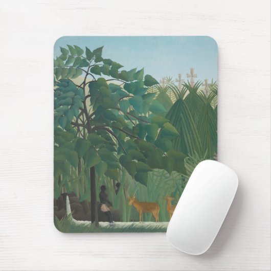 De waterval van Henri Rousseau,  kunst Muismat (Met muis)