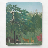 De waterval van Henri Rousseau,  kunst Muismat (Voorkant)