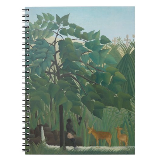 De waterval van Henri Rousseau, kunst Notitieboek (Voorkant)