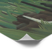 De waterval van Henri Rousseau,  kunst Poster (Hoek)