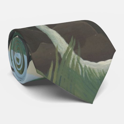 De waterval van Henri Rousseau,  kunst Stropdas (Opgerold)