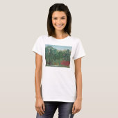De waterval van Henri Rousseau,  kunst T-shirt (Voorkant volledig)