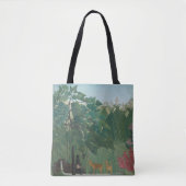 De waterval van Henri Rousseau,  kunst Tote Bag (Voorkant)