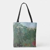 De waterval van Henri Rousseau,  kunst Tote Bag (Achterkant)