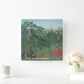 De waterval van Henri Rousseau, kunst Vierkante Klok (Huis)