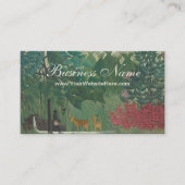 De waterval van Henri Rousseau,  kunst Visitekaartje (Voorkant)