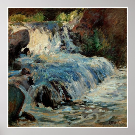De waterval van John Henry Tman Poster (Voorkant)