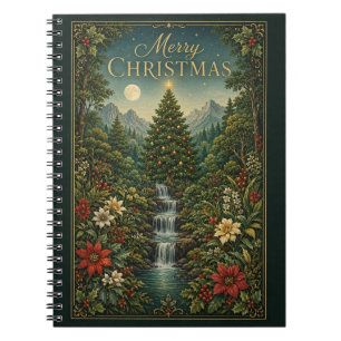 De Waterval van Kerstmagie Notitieboek