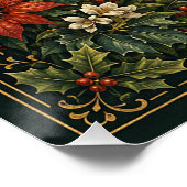 De Waterval van Kerstmagie Perfect Poster (Hoek)