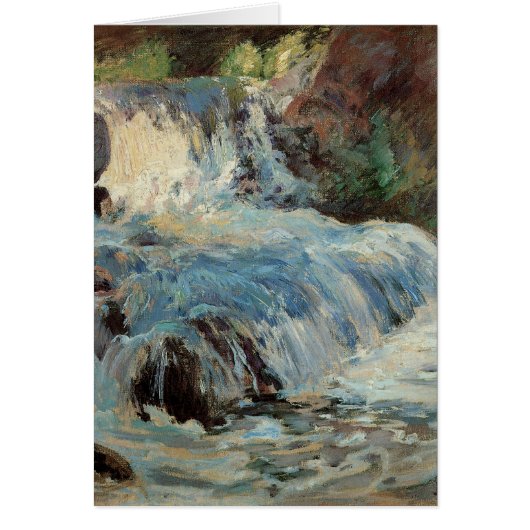 De waterval van Tarreman,  impressionisme (Voorkant)