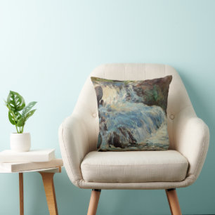 De waterval van Tarreman,  impressionisme Kussen