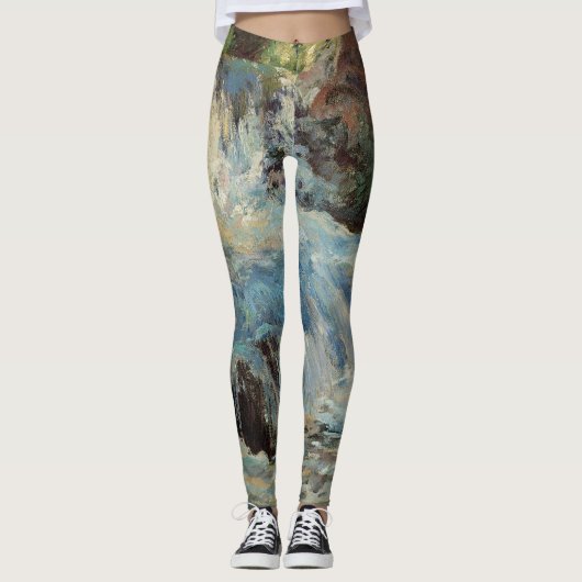 De waterval van Tarreman, impressionisme Leggings (Voorkant)