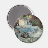De waterval van Tarreman,  impressionisme Magneet (Voorkant / Achterkant)