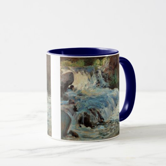 De waterval van Tarreman, impressionisme Mok (Voorkant rechts)