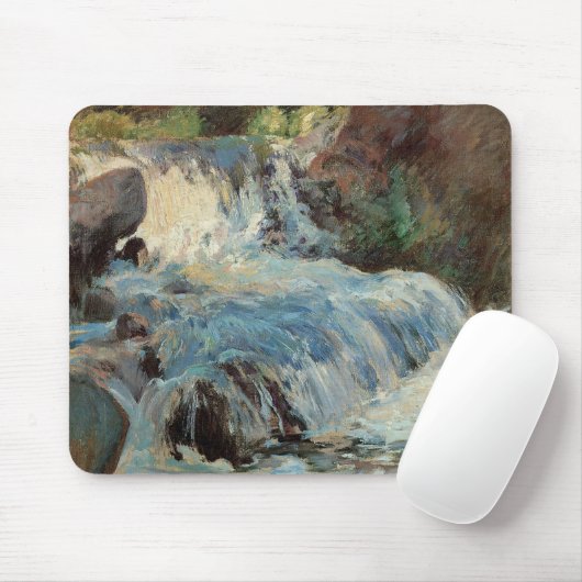 De waterval van Tarreman,  impressionisme Muismat (Met muis)