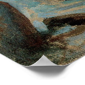 De waterval van Tarreman, impressionisme Poster (Hoek)