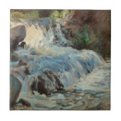 De waterval van Tarreman,  impressionisme Tegeltje (Voorkant)