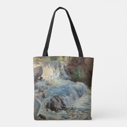 De waterval van Tarreman,  impressionisme Tote Bag (Achterkant)