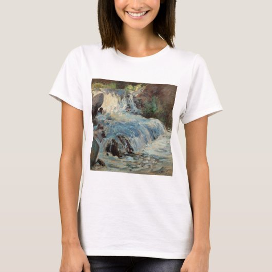De Waterval van Twachtman, Antieke Impressionisme T-shirt (Voorkant)