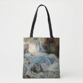 De Waterval van Twachtman, Antieke Impressionisme Tote Bag (Voorkant)