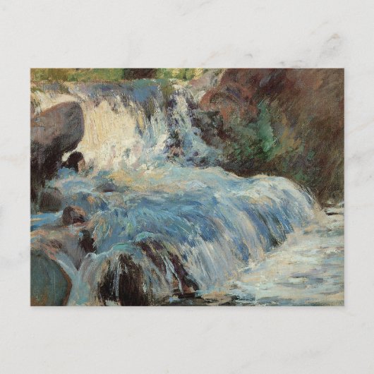 De Waterval van Twachtman, Vintage Impressionisme Briefkaart (Voorkant)