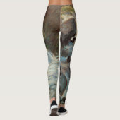 De Waterval van Twachtman, Vintage Impressionisme Leggings (Achterkant)