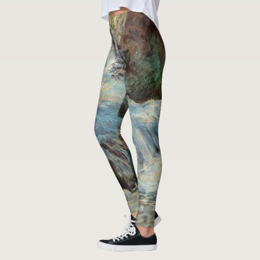 De Waterval van Twachtman, Vintage Impressionisme Leggings (Links)