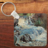 De Waterval van Twachtman, Vintage Impressionisme Sleutelhanger (Voorkant)