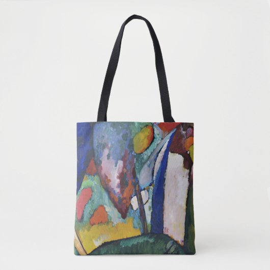 De waterval van Wassily Kandinsky Tote Bag (Voorkant)