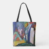 De waterval van Wassily Kandinsky Tote Bag (Achterkant)