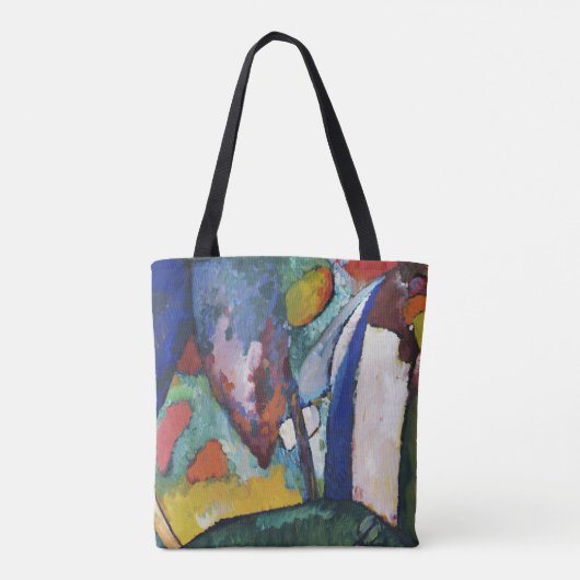 De waterval van Wassily Kandinsky Tote Bag (Achterkant)
