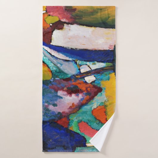 De waterval, Wassily Kandinsky Badhanddoek (Badhanddoek)