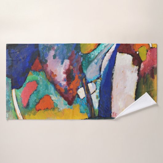 De waterval, Wassily Kandinsky Badhanddoek (Badhanddoek)