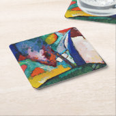 De waterval, Wassily Kandinsky Kartonnen Onderzetters (Schuin)